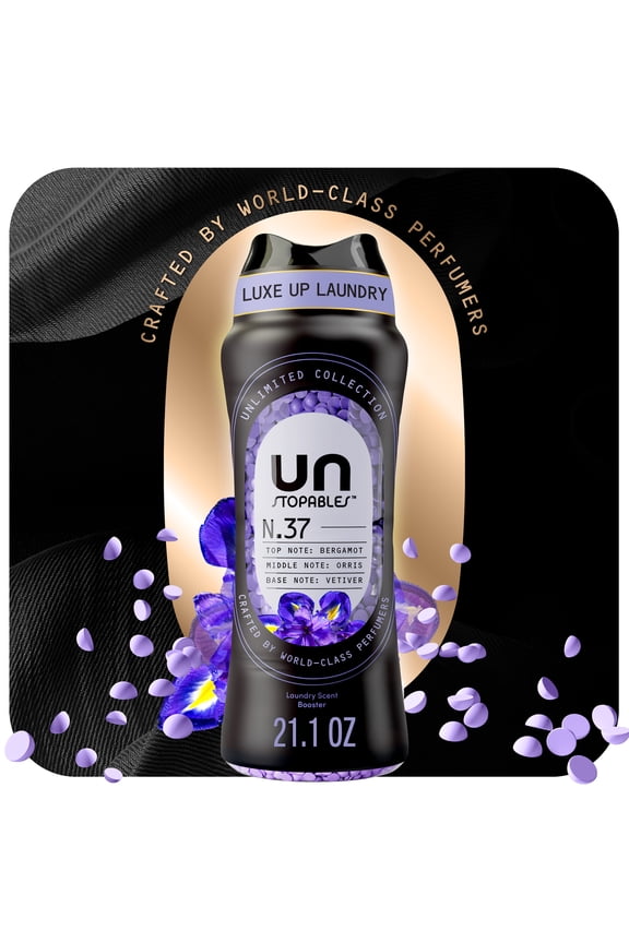 Laundry Scent Beads, Unstopables Unlimited Collection, In-Wash Scent Booster, N.37 Scent, 21.1 oz