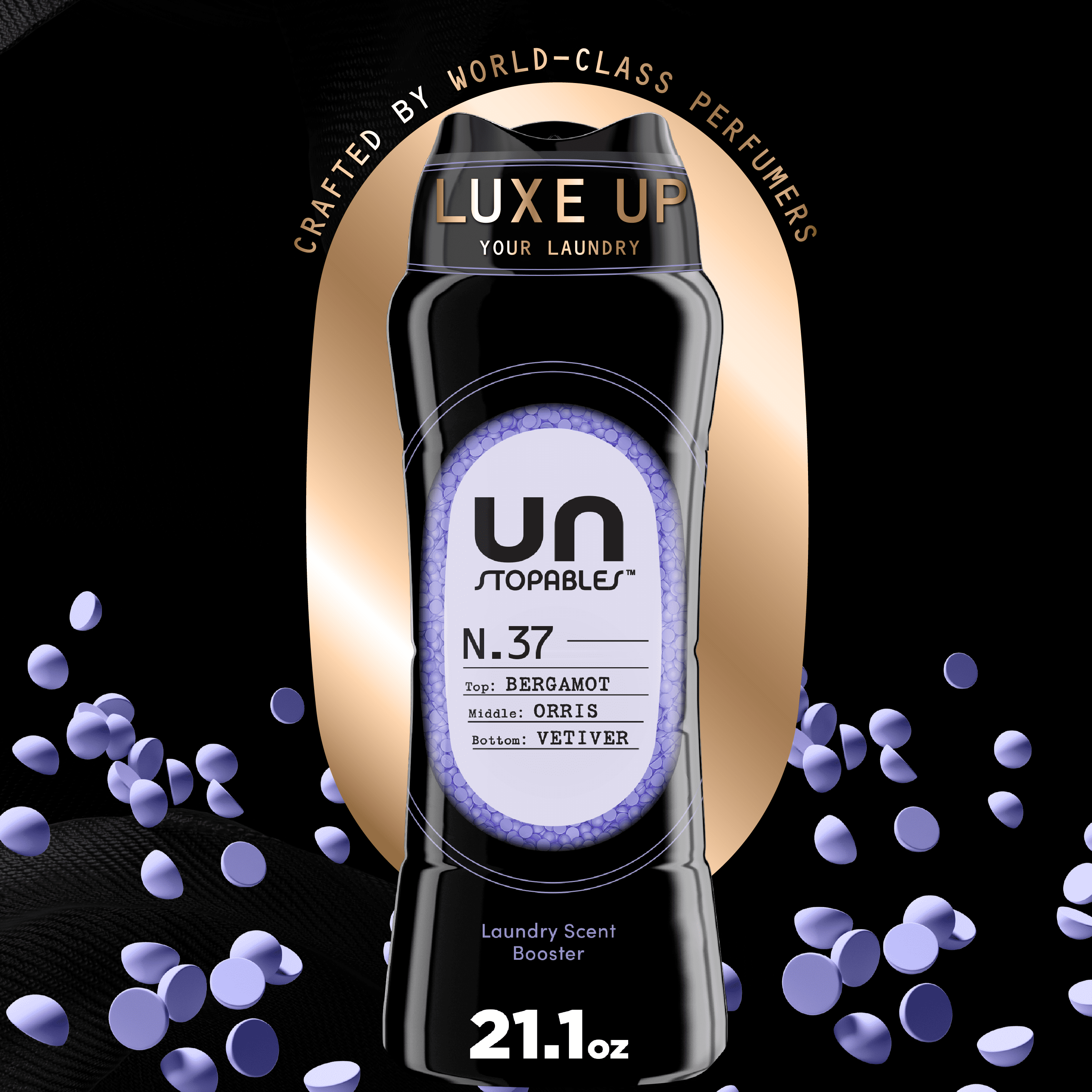 Downy Unstopables Unlimited Collection In-Wash Laundry Scent Booster Beads, N.37 Scent, 21.1 oz