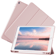 thumbnail image 1 of DWPSG iPad 5th/6th Generation 9.7 Case 2018/2017 with Pencil Holder, Thin Lightweight Smart Protective Stand Cover, Auto Wake Up/Sleep for iPad 9.7 Inch Model A1822/A1823/A1893/A1954,Pink, 1 of 8