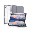 thumbnail image 1 of DWPSG Case for iPad (A16) 11th/10th Generation (2025/2022) with Pencil Holder, Clear Transparent Back Shell Slim Stand Shockproof Tablet Cover, Auto Wake/Sleep,Purple, 1 of 10