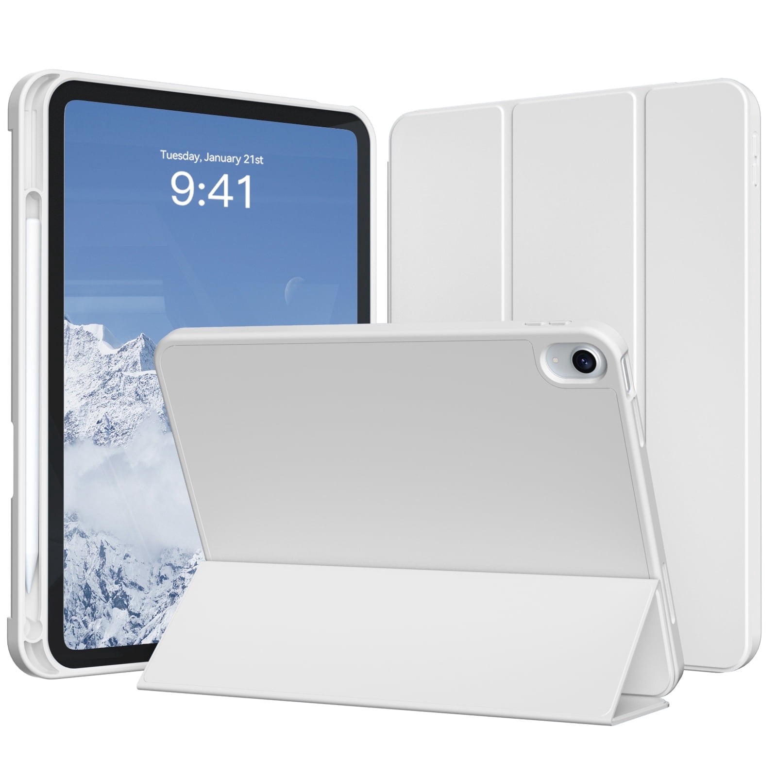 DWPSG, iPad Case, Model A3355/A3356 A3355, Gray with Pencil Holder