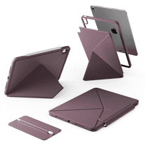 DWPSG Case for iPad (A16) 11th Generation 11 Inch 2025, iPad 10th Generation 10.9 inch 2022 with Pencil Holder, Magnetic attraction New Multi-Fold Protective Tablet Cover,Purple