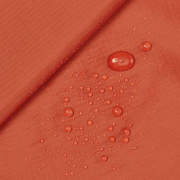 DWR Nylon Ripstop Fabric Ottertex Water-Repellent Tear-Resistant PFAS-Free 70D (1.9oz) By The Yard For Sewing Apparel Accessories & Décor - Rust (5 Yards)
