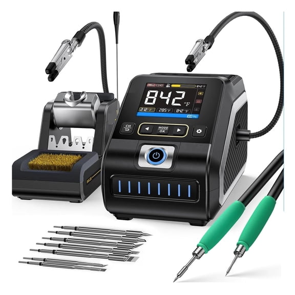 DWS-200 200W Soldering Station, C210/C245 System with Helping Hands ,Repair Gear