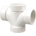 thumbnail image 1 of DWV PVC DOUBLE SANITARY TEE 3" per 3 Each, 1 of 1