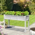 thumbnail image 1 of DWVO 48x30" Raised Garden Bed Elevated Planter Box Stand For Vegetable Flower Herb, 1 of 9