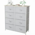 thumbnail image 1 of DWVO 8 Drawers Dresser for Bedroom, Organizer Storage Tower Cabinet Fabric Bins Unit Shelf, 1 of 3