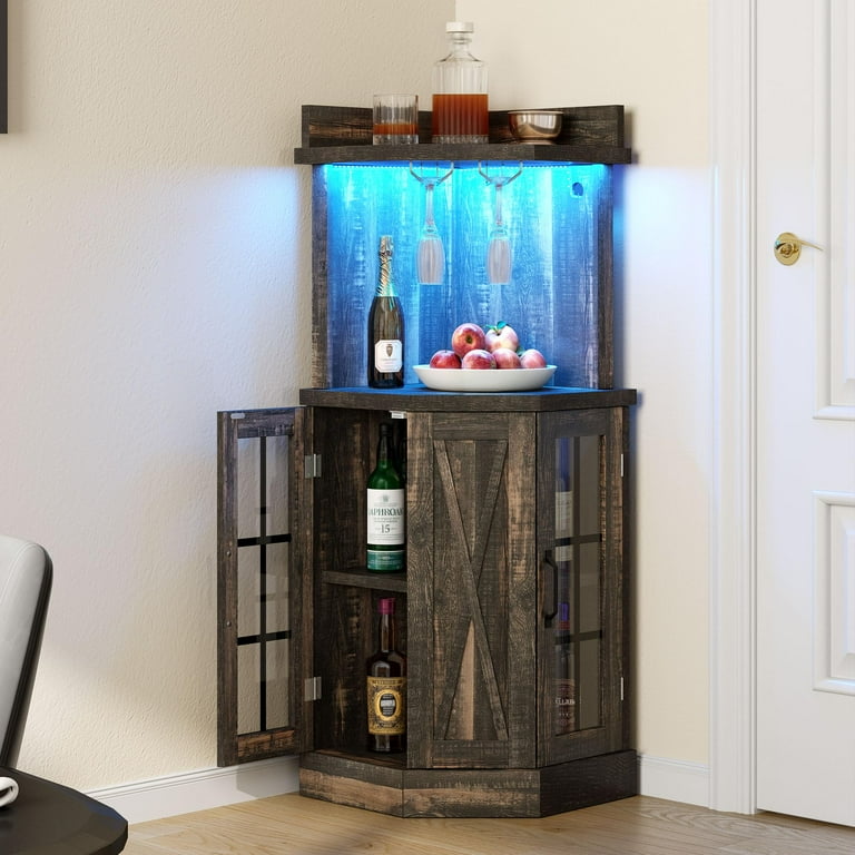 Glass liquor cabinet discount