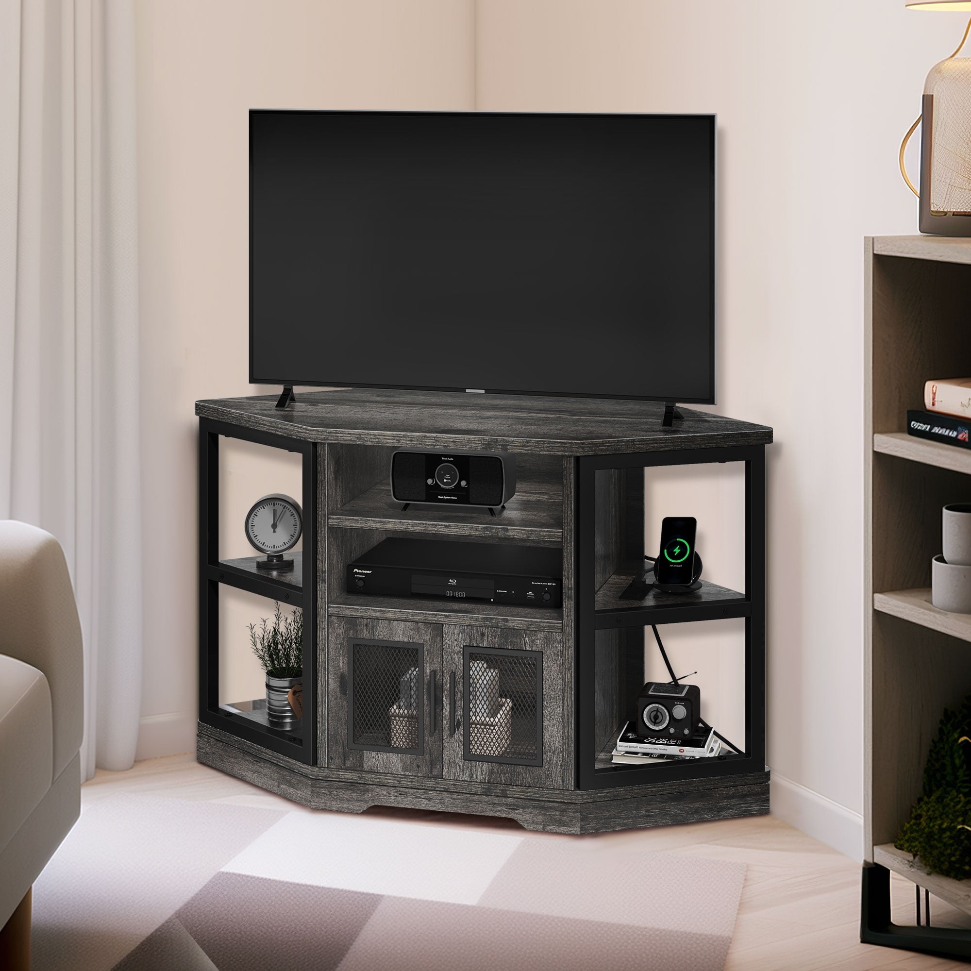 Corner Stands in TV Stands Entertainment Centers Walmart