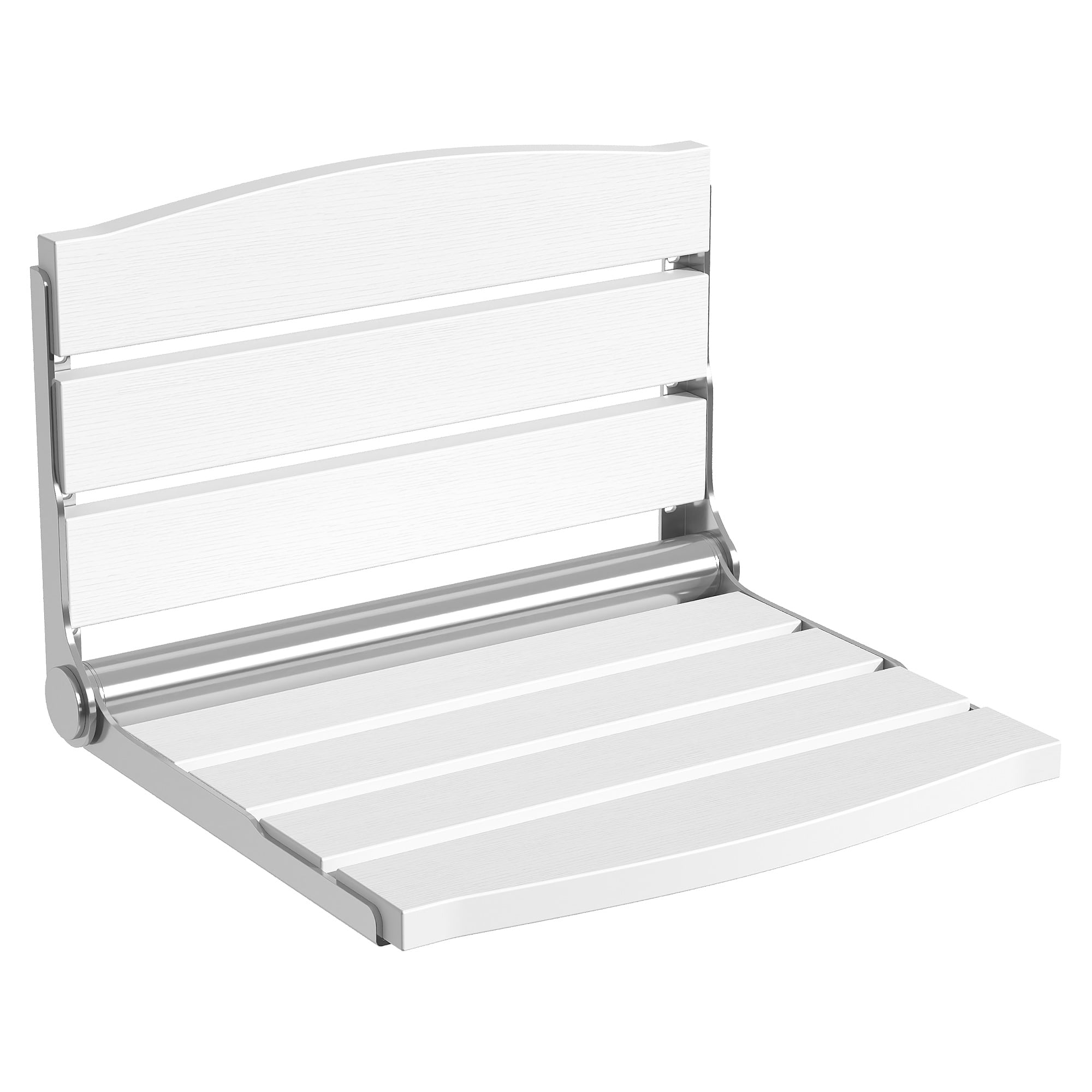 DWVO Folding Wall Mount Shower Bench Seat, Foldable Shower Bench Chair