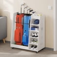 thumbnail image 1 of DWVO Golf Storage Rack Garage Organizer Golf Bag Storage Stand Rack Golfing Equipments Rack Extra Large Design for Golf Clubs Accessories Sports Equipment Storage Rack, 1 of 7