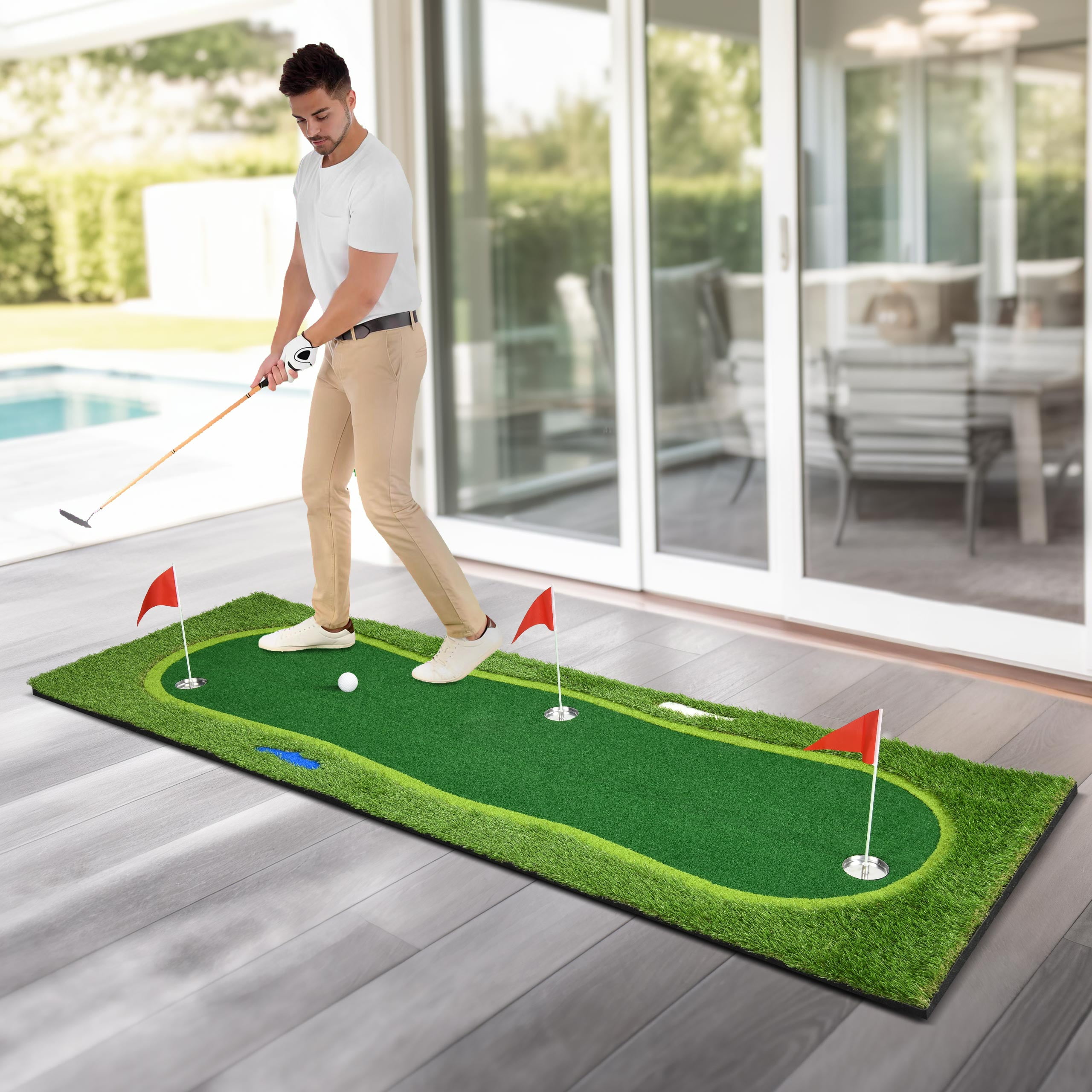 large golf mat