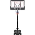 thumbnail image 1 of DWVO Portable Basketball Hoops for Outside, Basketball Hoop Outdoor 10 FT Adjustable, with 44in Shatterproof Backboard and 18in Rim, 4.4-10FT Height, 1 of 8
