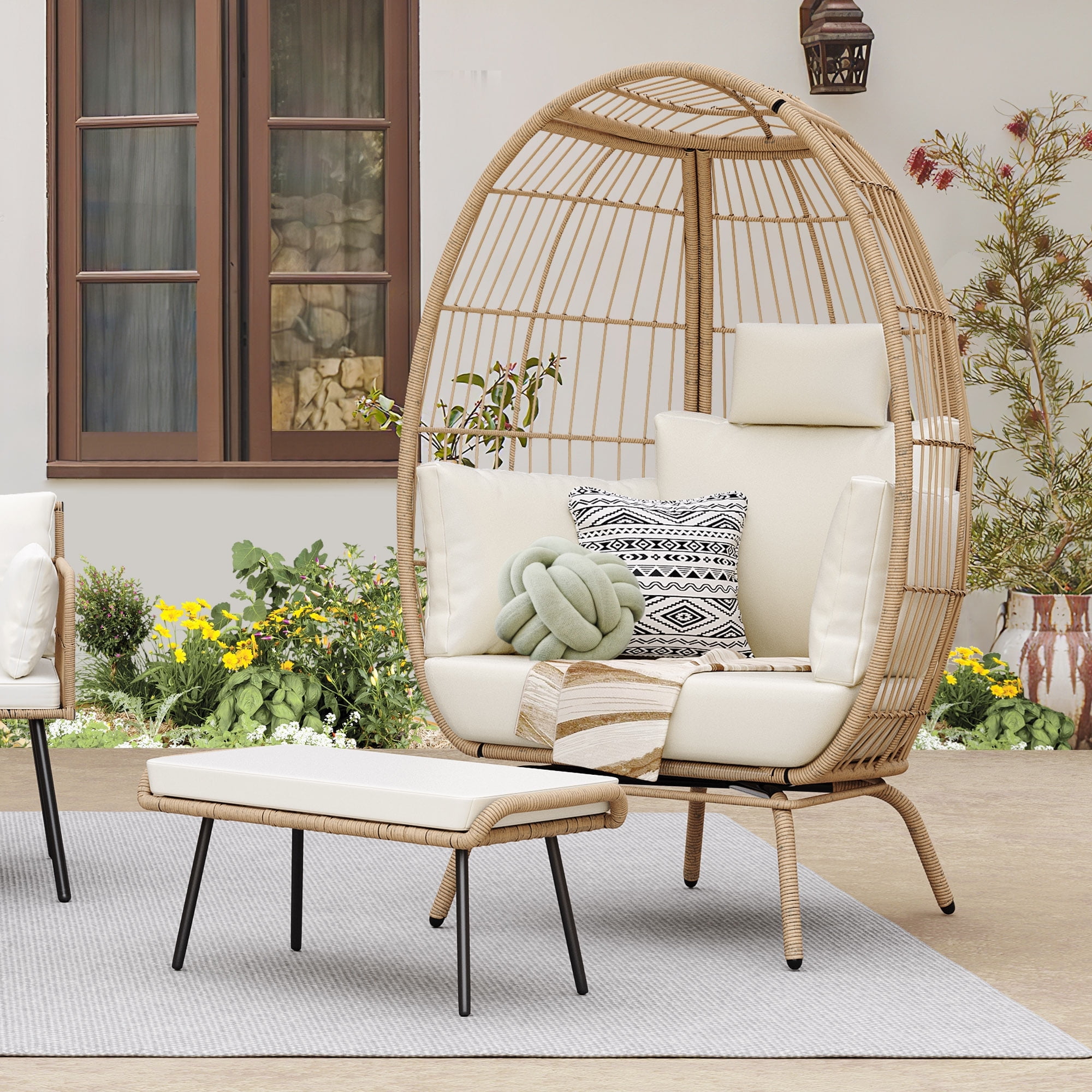 egg bench outdoor