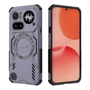 DWaybox Case for Nothing Phone 4a Pro 5G 6.83 inch 2026 Model, [Support Magnetic Attraction Wireless Charge], Slim Shock-Absorption Flexible TPU Bumper + PC Protective Back Cover -Purple