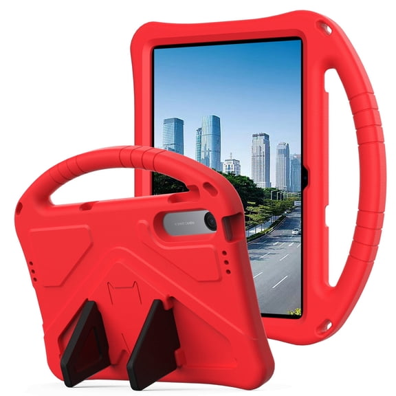 DWaybox Case for Xiaomi Redmi Pad 2 9.7 inch 2026 Model – Shockproof EVA Cover with Handle Stand, Anti-Drop Design -Red
