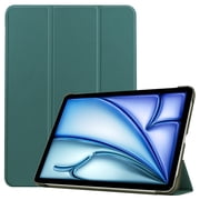 DWaybox Case for iPad Air 13 inch M4 2026 Model A3462   Slim Folio Cover with Adjustable Kickstand | Shockproof Protection & Ultra-Lightweight Hard Shell -Dark Green