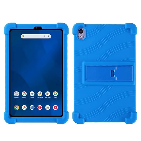 DWaybox Case for onn 7" Core Tablet (2026 Model), Anti-Drop Shockproof Silicone Cover with Thickened Corners, Adjustable Kickstand & Protective Shell -Blue