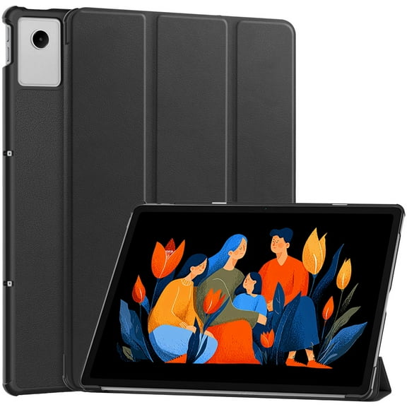 DWaybox Smart Case for Lenovo Idea Tab Plus 12.1 inch 2025 Released – Slim Folio Cover with Auto Wake/Sleep, Adjustable Kickstand, Shockproof Lightweight Hard Shell -Black