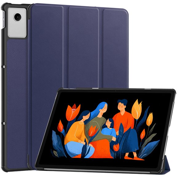 DWaybox Smart Case for Lenovo Idea Tab Plus 12.1 inch 2025 Released – Slim Folio Cover with Auto Wake/Sleep, Adjustable Kickstand, Shockproof Lightweight Hard Shell -Dark Blue
