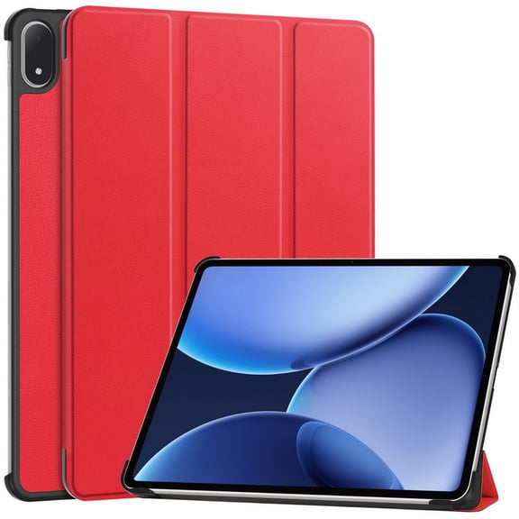 DWaybox Smart Case for OnePlus Pad 3 13.2 inch 2025 Released – Slim Folio Cover with Auto Wake/Sleep, Adjustable Kickstand, Shockproof Lightweight Hard Shell -Red