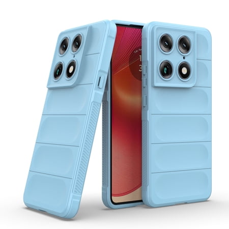 DWaybox Ultra Slim Case for Motorola Signature 5G 6.8 inch 2026 Model, Shock-Absorption Flexible TPU Protective Cover, Anti-Scratch Soft Back Cover -Sky Blue