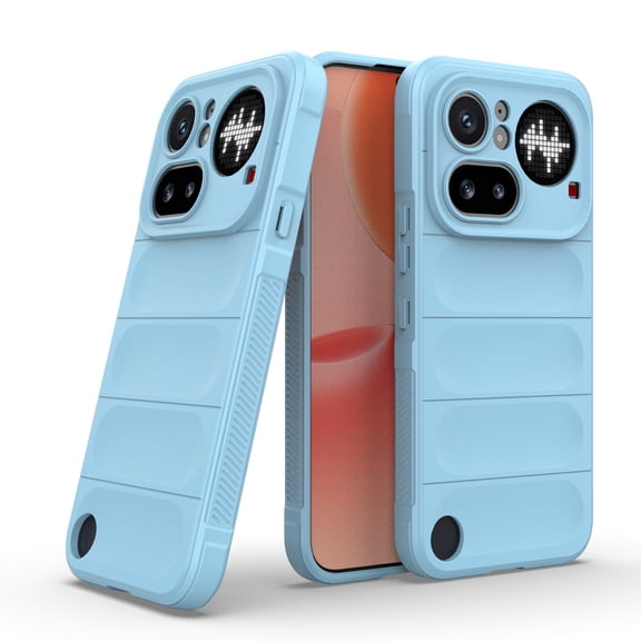 DWaybox Ultra Slim Case for Nothing Phone (4a) Pro 5G 6.83 inch 2026 Model, Shock-Absorption Flexible TPU Protective Cover, Anti-Scratch Soft Back Cover -Sky Blue