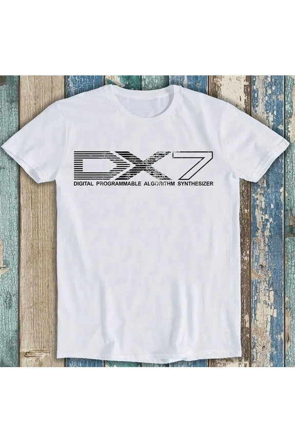 DX-7 Digital Programmable Algorithm Synthesizer Analogue Gift Tee T Shirt M1669