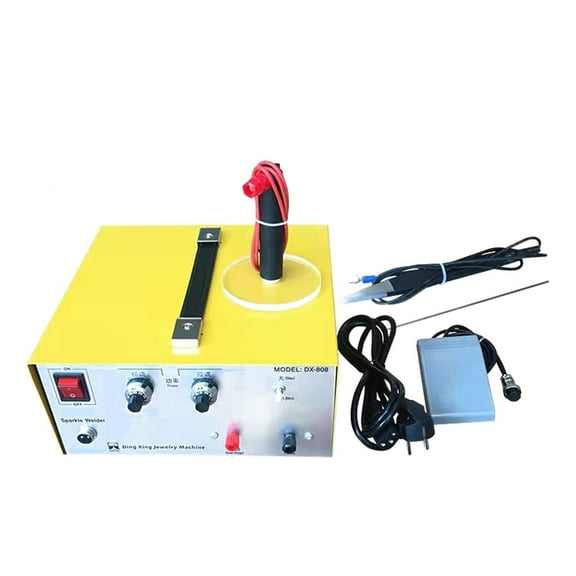 DX-808 Pulse Spot Welder Gold Silver Platinum Etc. Jewelry Welding Machine+Handheld Pulse Spot Welding Handles - Reliable Performance