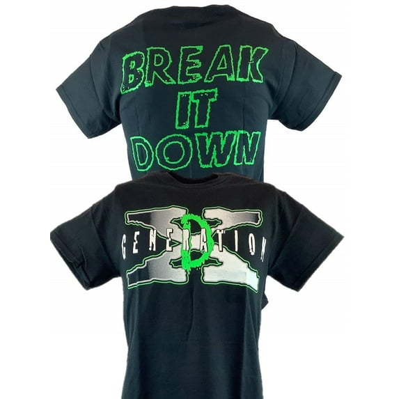 DX Break It Down D-Generation X Mens Black T-shirt 3XL