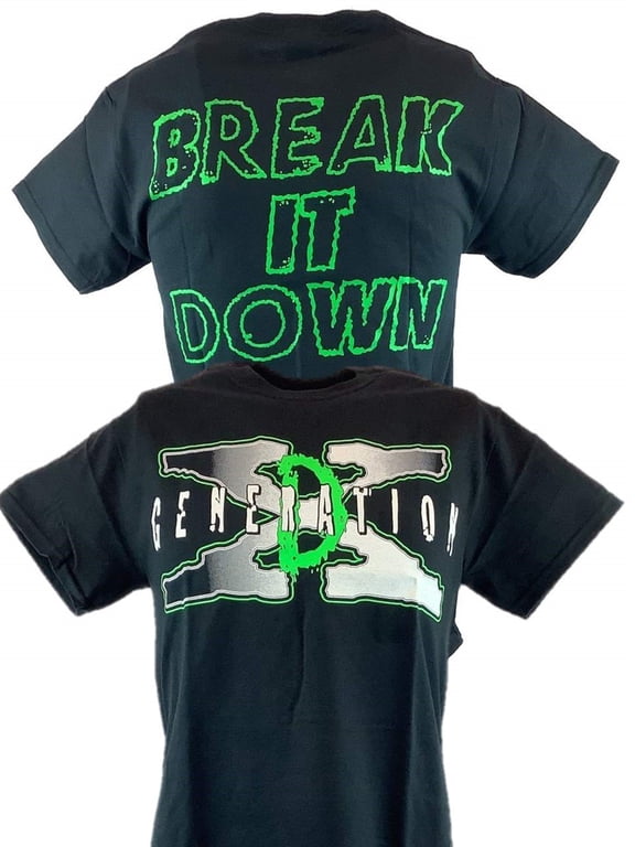 DX Break It Down D-Generation X Mens Black T-shirt XL