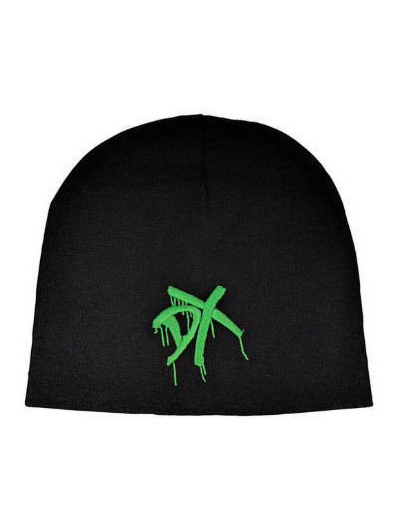 DX Green Embroidered Logo D-Generation X Beanie Cap Hat WWE