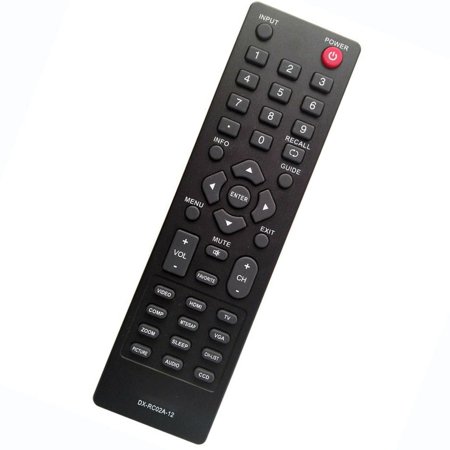 DX-RC02A-12 DYNEX-RC Remote for Dynex TV DX-L19-10A DX-32L200A12 DX-37L200A12 DX-32L220A12 DX-37L130A11 DX-40L130A11 DX-15L150A11 DX-19L150A11 DX-22L150A11 DX-37L150A11 DX-40L150A11 Remote