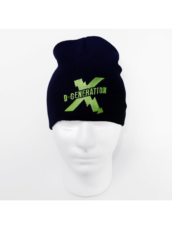 DX Shock Embroidered Logo D-Generation Beanie Cap Hat WWE
