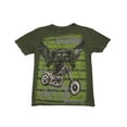 thumbnail image 1 of DX-Xtreme - Little Boys Short Sleeve T-Shirt 31051-5 (olive motorcycle), 1 of 3