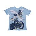 thumbnail image 1 of DX-Xtreme - Little Boys Short Sleeve T-Shirt 31055-4 (light blue motorcycle), 1 of 3