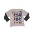 thumbnail image 1 of DX-xtreme - Little Boys Long Sleeve Top 32252-4T (tan justic league), 1 of 3