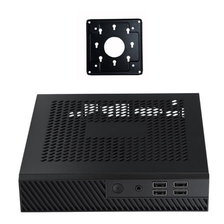DX01 Mini ITX Computer Case Thin Quick Heat Dissipation PC Case Supporting VESA