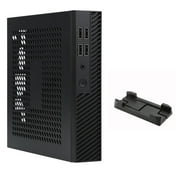 DX01 Mini ITX Desktop Computer Chassis Thin Half Height with 4 USB2.0 Port Computer Case Chassis Computer Chassis