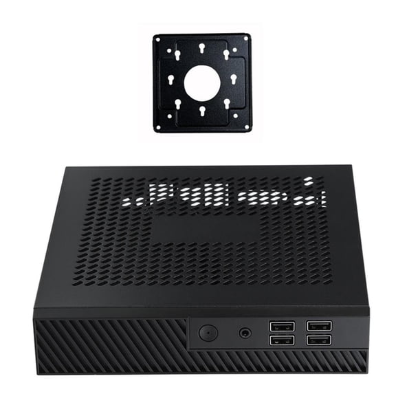 DX01 Thin ITX Desktop Computer Chassis Thin Half Height Computer Chassis Portable Desktop Computer Case Chassis