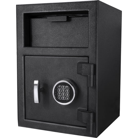 DX200 Keypad Depository Safe, Digital Lock Cash Drop Box, Heavy Duty Security for Business