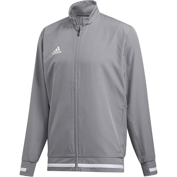 DX7343 Adidas Team 19 Woven Jacket-Men's Multi-Sport Grey/White XL