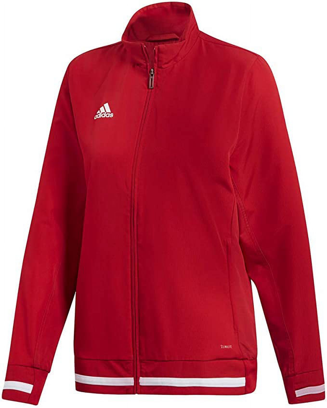 DX7347 Adidas Women's Team 19 Woven Jacket Red/White M