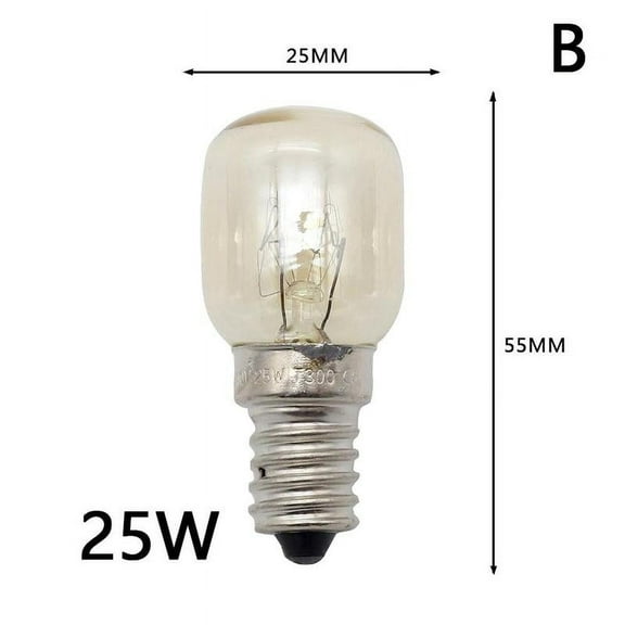 DXDZ 15W (25W Equivalent) Light Bulbs, High Temperature Resistant (2 Pack)