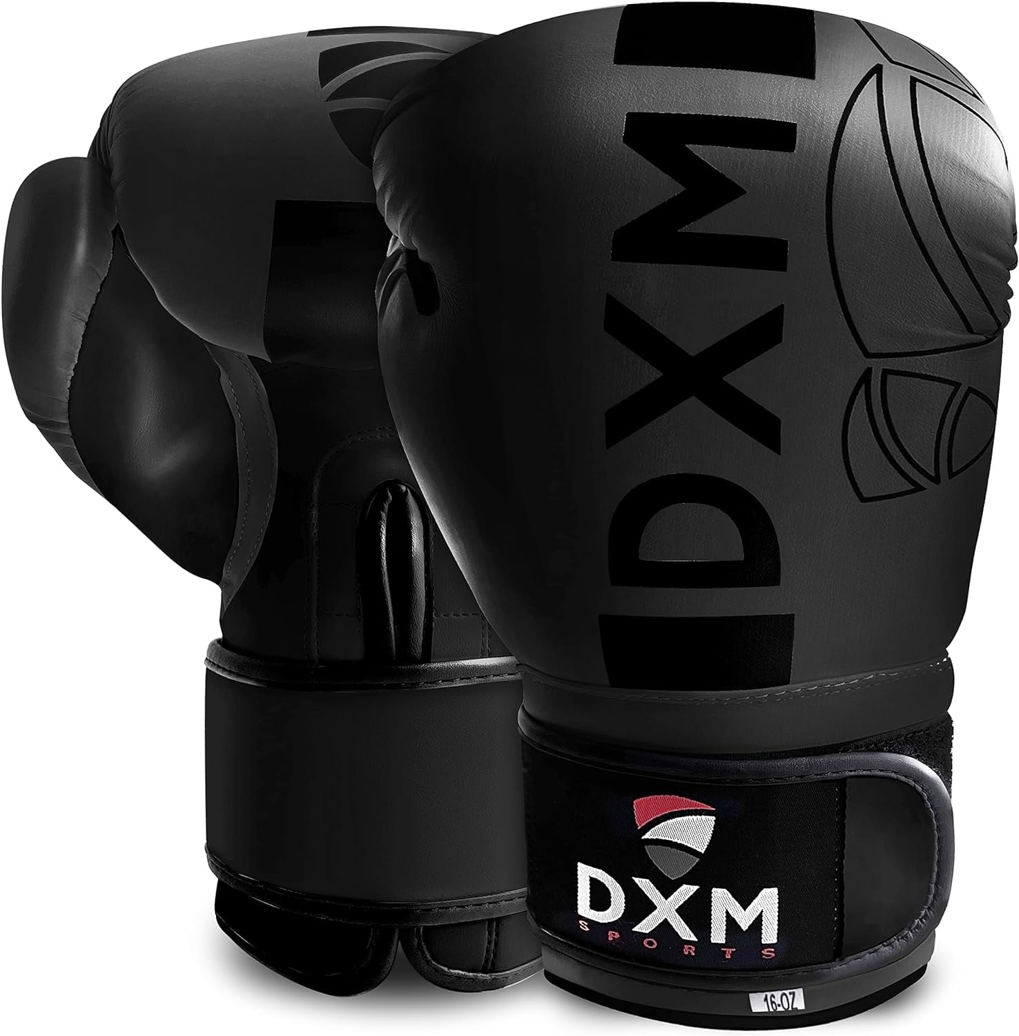 DXM SPORTS Boxing Gloves for Men & Women, Ideal for Heavy Punching Bag Workout Kickboxing, Muay Thai, MMA - 16oz
