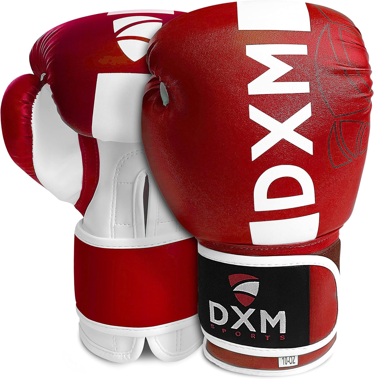 DXM SPORTS Boxing Gloves for Men & Women, Ideal for Heavy Punching Bag Workout Kickboxing, Muay Thai, MMA - 16oz