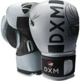 thumbnail image 1 of DXM SPORTS Boxing Gloves for Men & Women - Silver & Black, 16oz, 1 of 8
