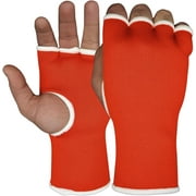 DXM SPORTS Boxing MMA Hand Wraps Inner Gloves - S/M, Red