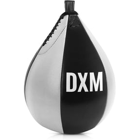 DXM SPORTS Boxing Speed Bag Boxing Ball - 11.5”, Black/White