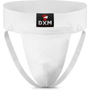 DXM SPORTS Groin Protector for Boxing, MMA, Fighting, Sports - X-Large, White